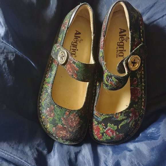 Alegria Paloma shoes in Winter Garden pattern, size 36 (US size 6) - Picture 1 of 3